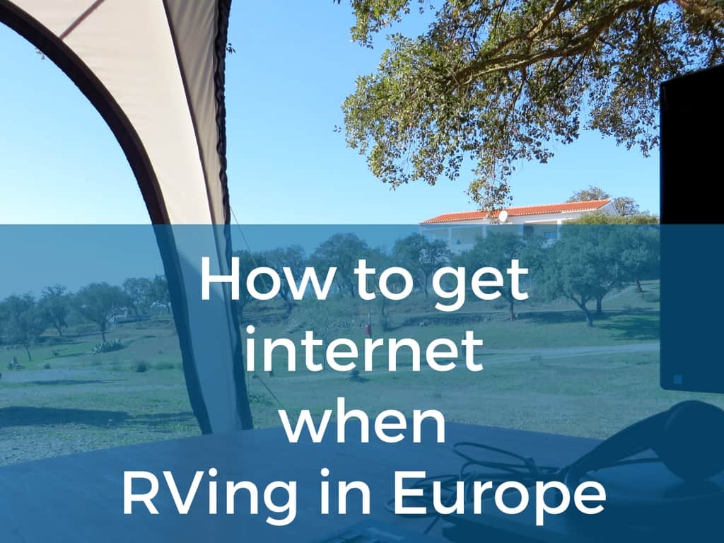 How to get internet when RVing in Europe